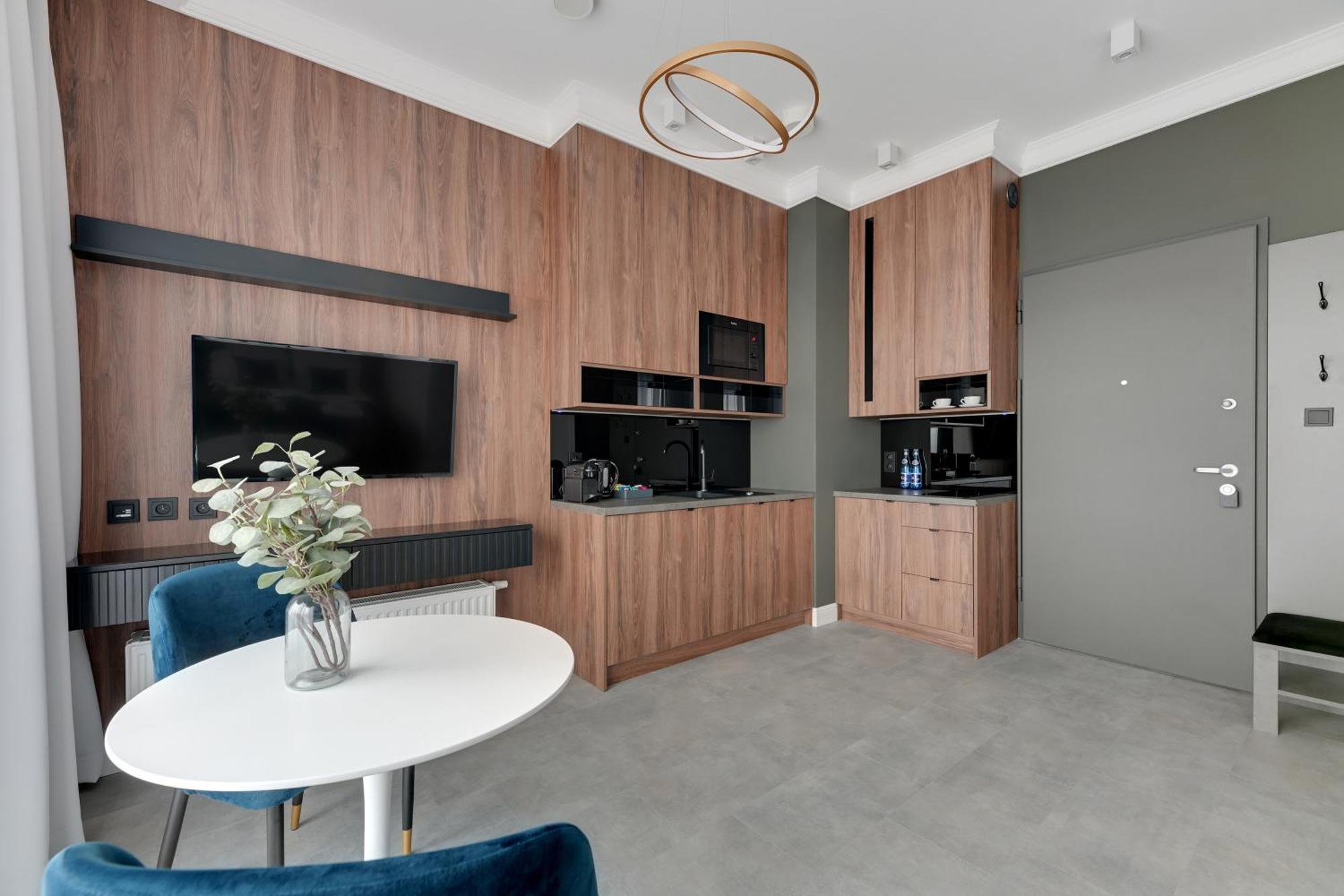 Nadmotlawie Riverside - Sauna, Gym & Parking By Downtown Apartments Gdansk Oda fotoğraf