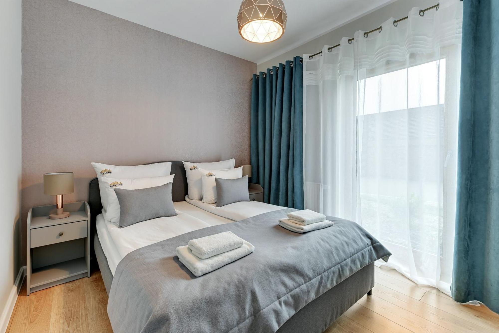Nadmotlawie Riverside - Sauna, Gym & Parking By Downtown Apartments Gdansk Oda fotoğraf